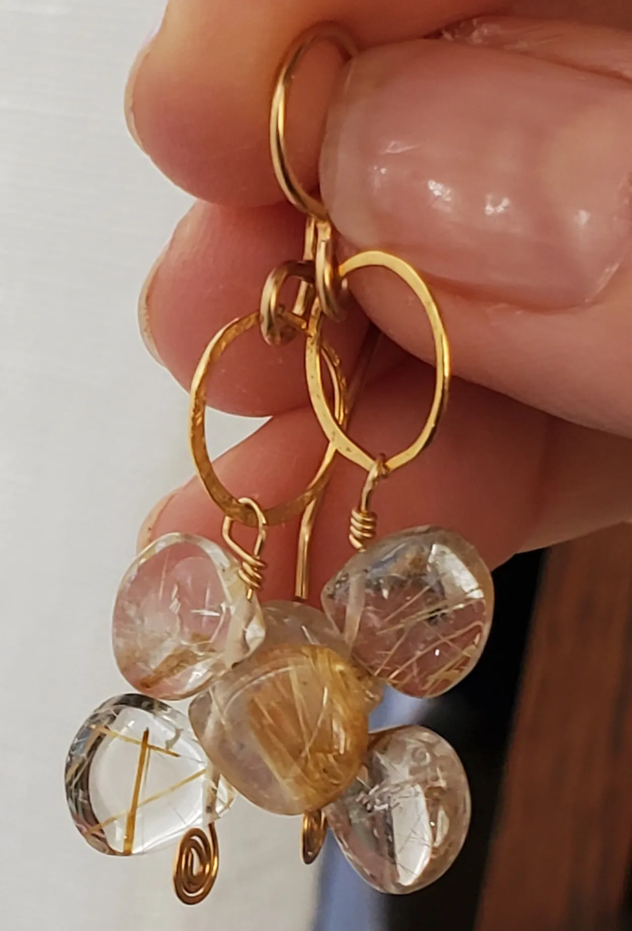 Simon & Lulu Rutilated Quartz Brio Earrings
