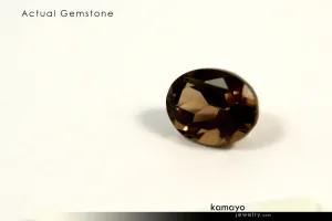 SMOKY QUARTZ RING - 10x8mm Smoky Quartz Ring for Women