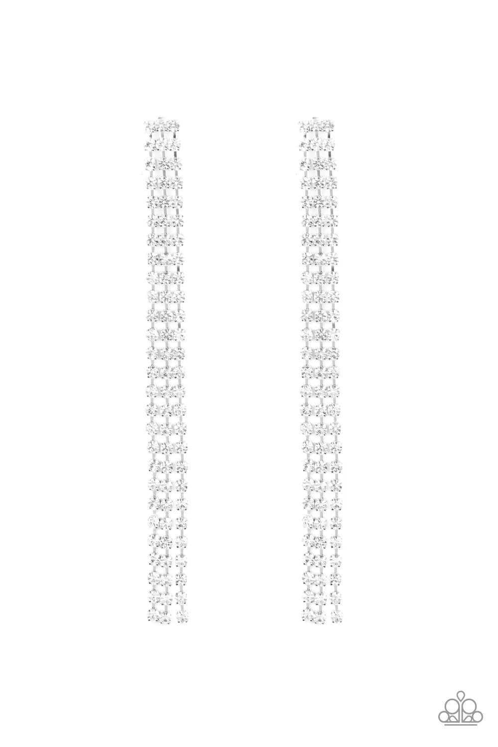 Stellar Starlight - White Post Earrings