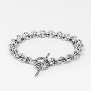 Sterling Silver Chain Mail Bracelet