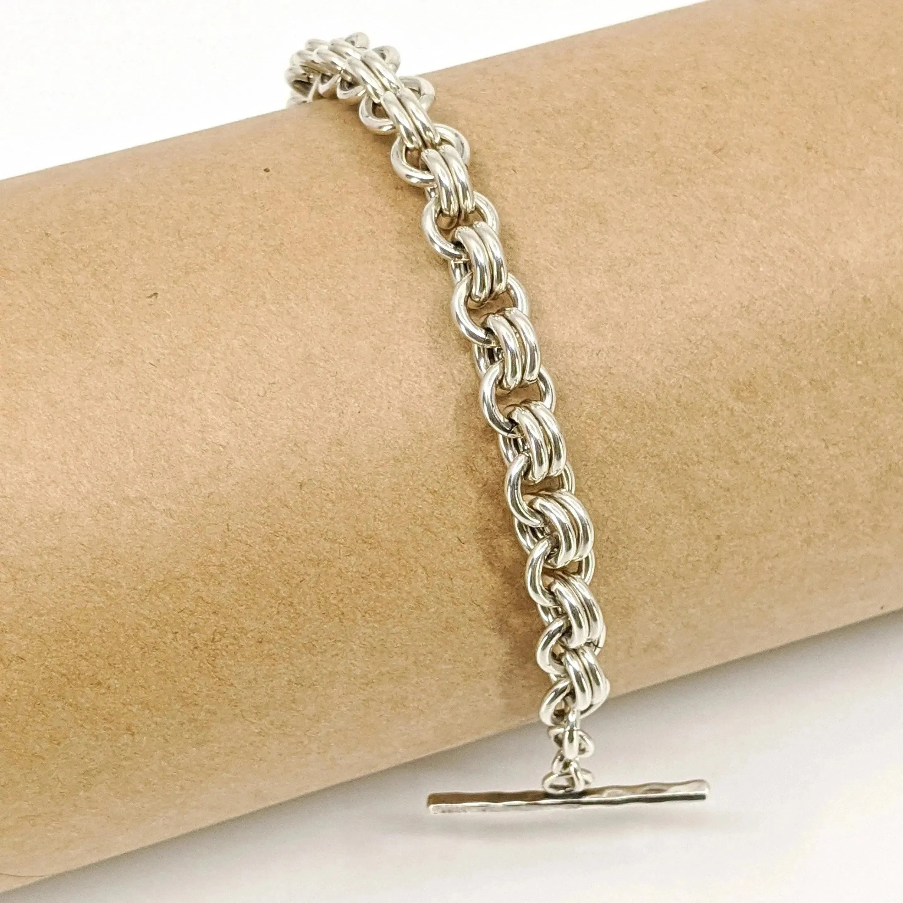 Sterling Silver Chain Mail Bracelet