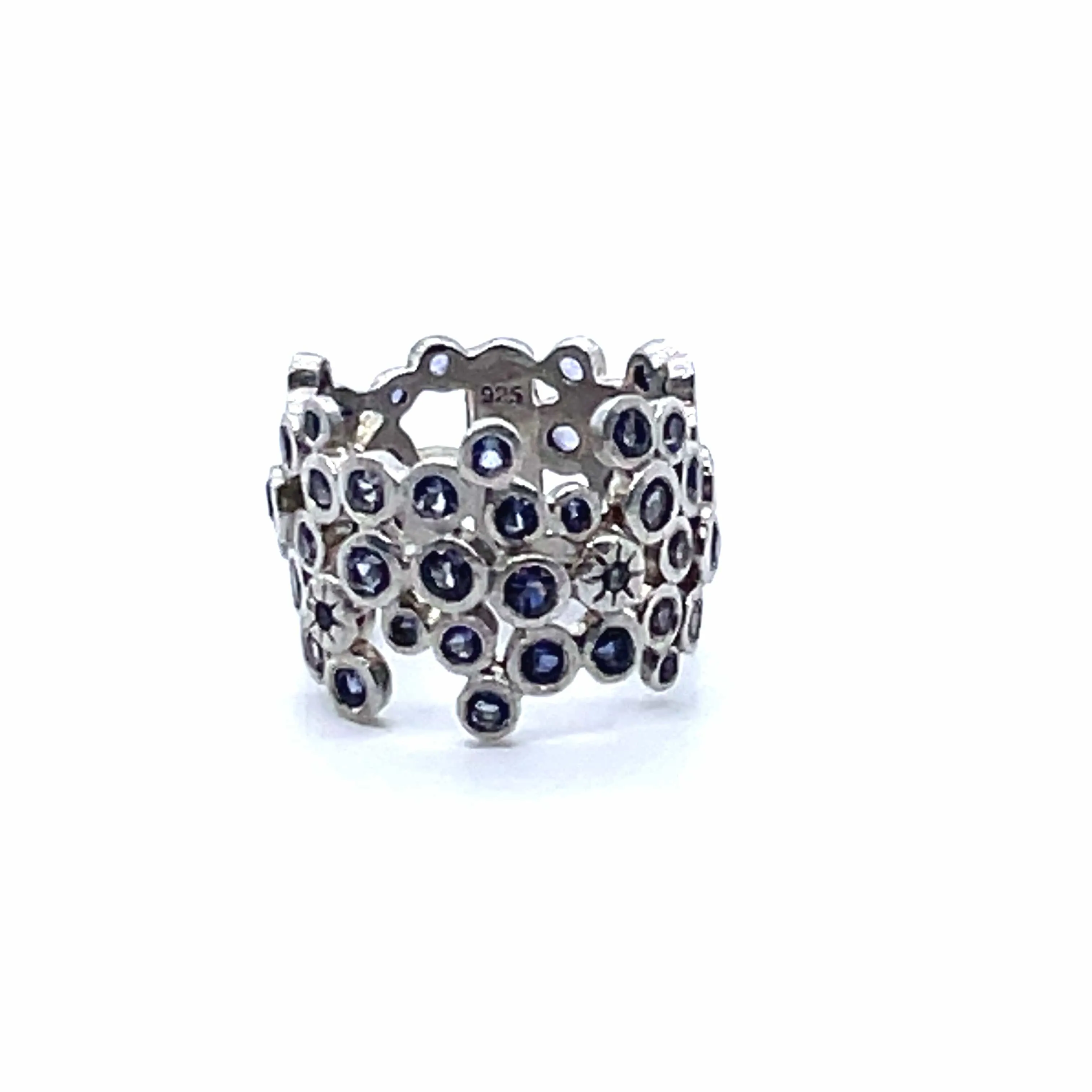 Sterling Silver Iolite Band Ring