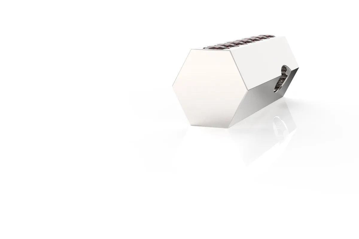 STONE BAR - Silver Birthstone Pavé - Pendant