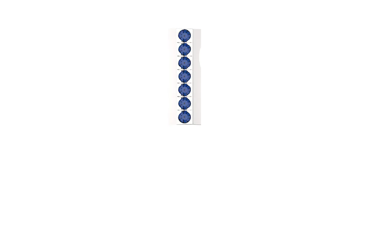 STONE BAR - Silver Birthstone Pavé - Pendant