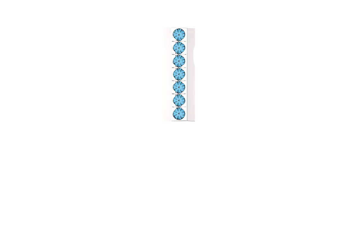 STONE BAR - Silver Birthstone Pavé - Pendant