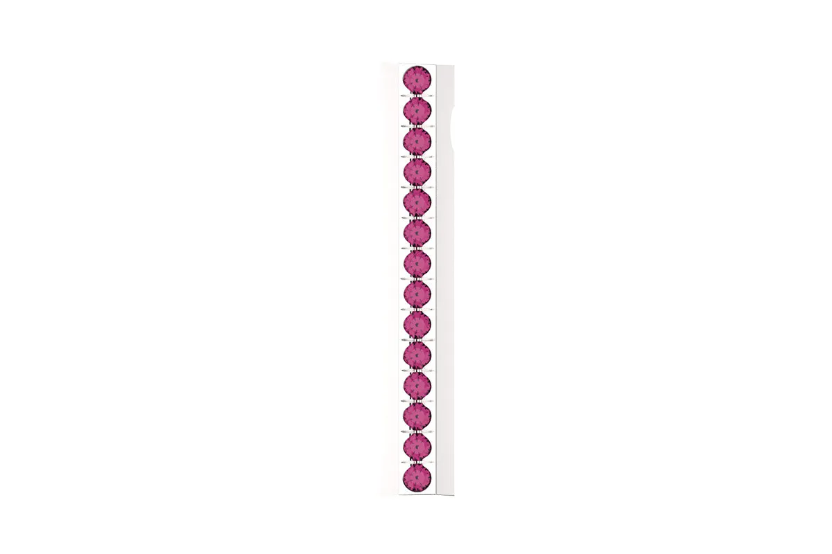 STONE BAR - Silver Birthstone Pavé - Pendant