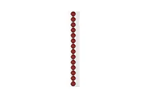 STONE BAR - Silver Birthstone Pavé - Pendant