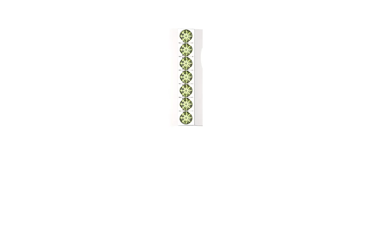 STONE BAR - Silver Birthstone Pavé - Pendant