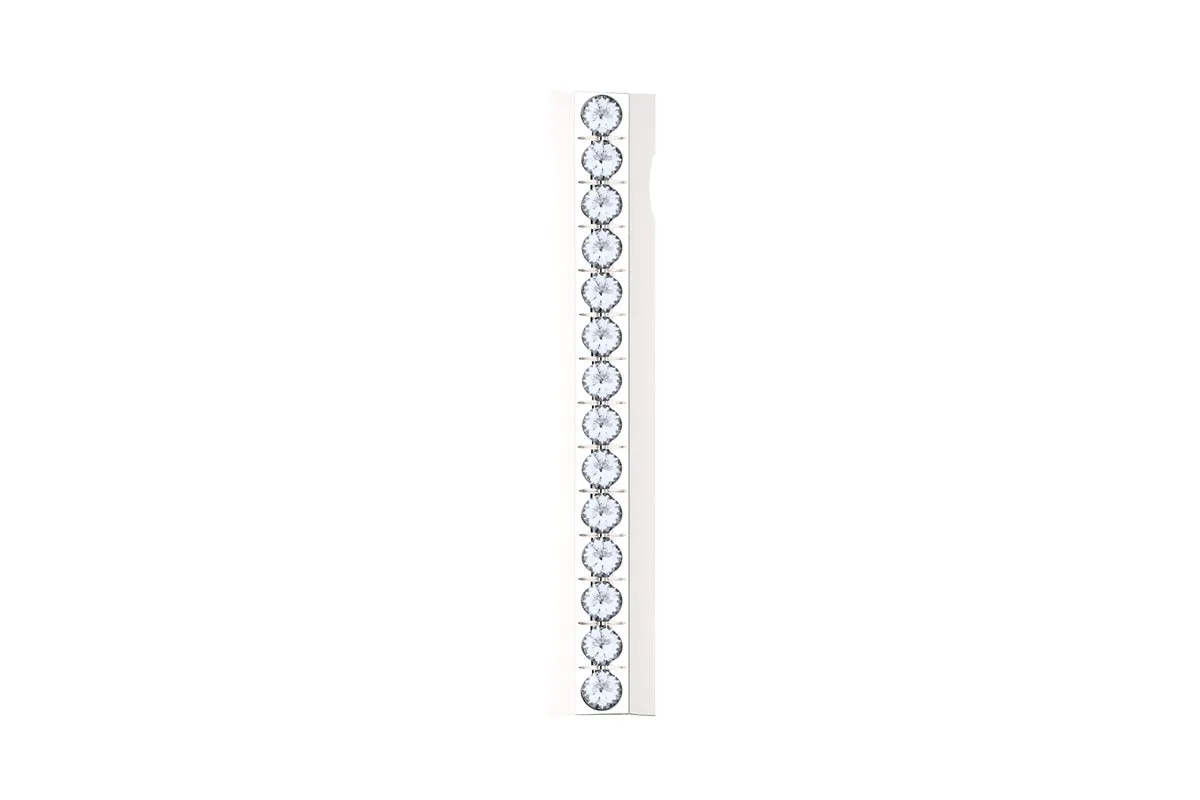 STONE BAR - Silver Birthstone Pavé - Pendant