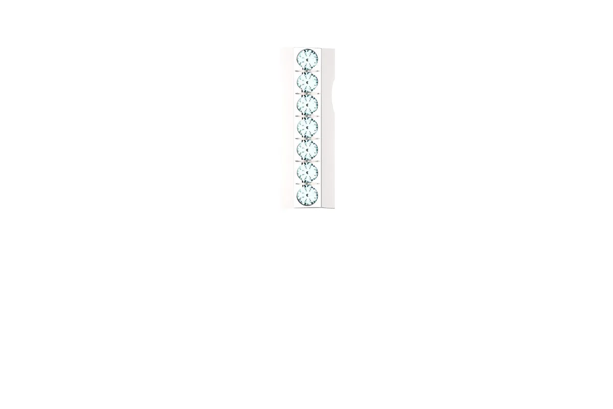 STONE BAR - Silver Birthstone Pavé - Pendant