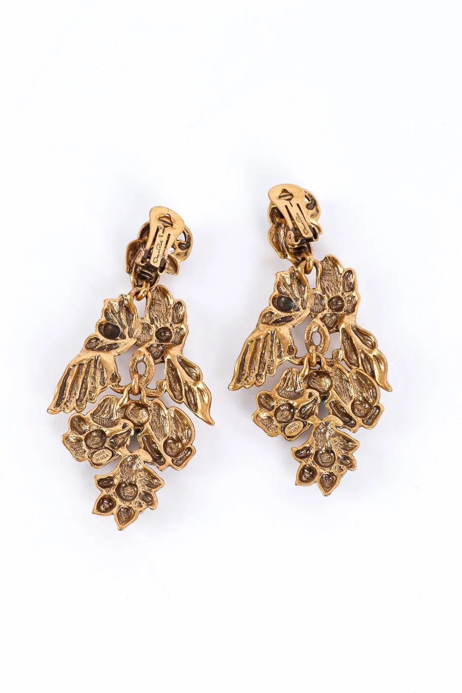Stone Chandelier Wing Earrings