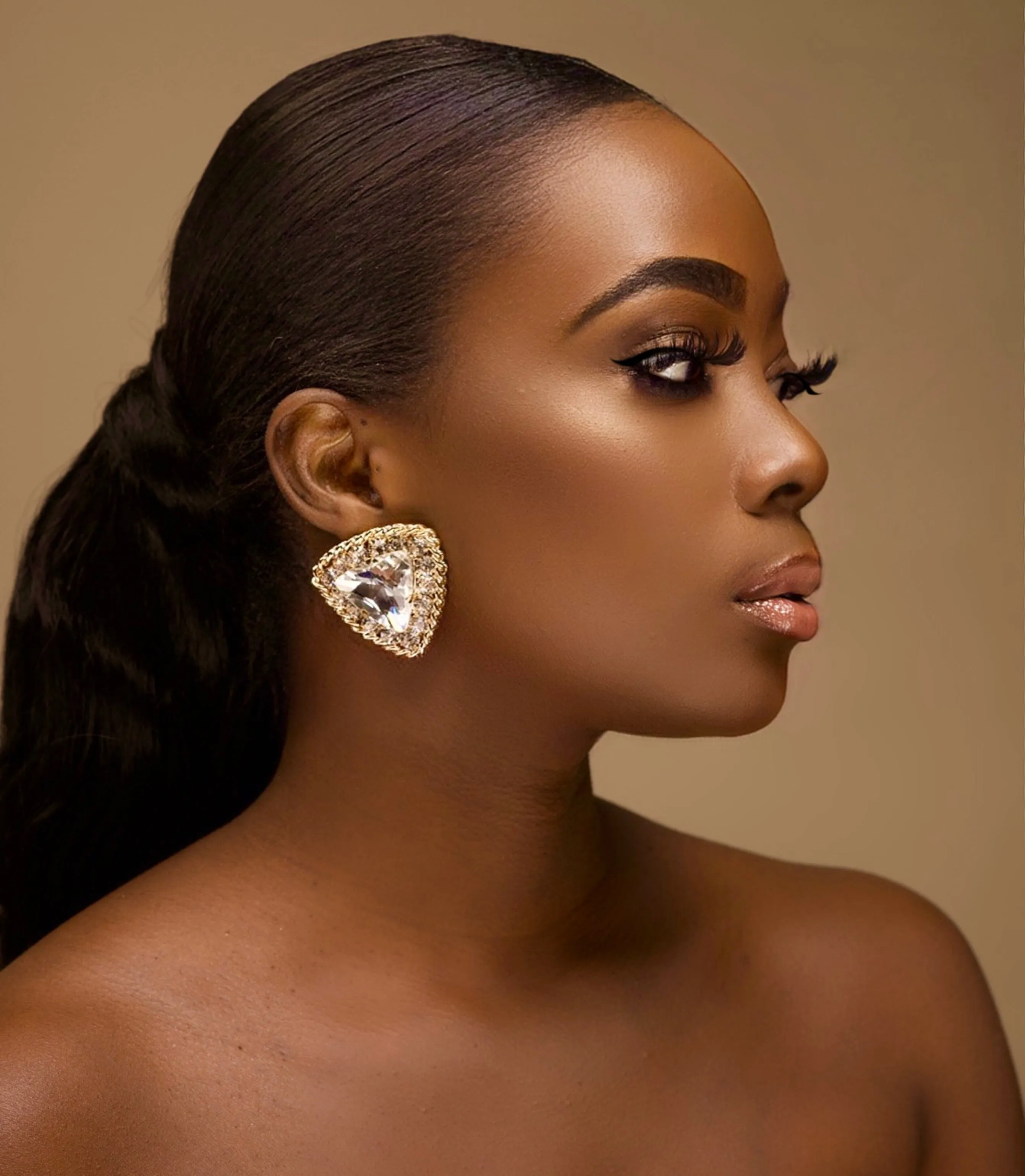 TAMIA OVERSIZED STUD EARRINGS