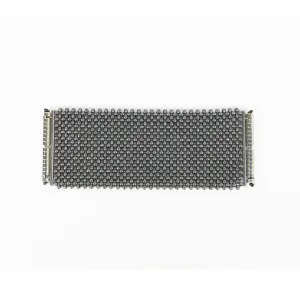 Tammy Schweinhagen Gunmetal Fabric Bracelet