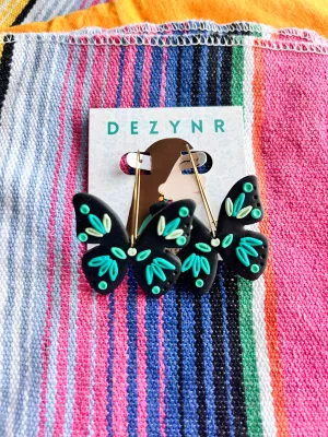 Teal Butterflies