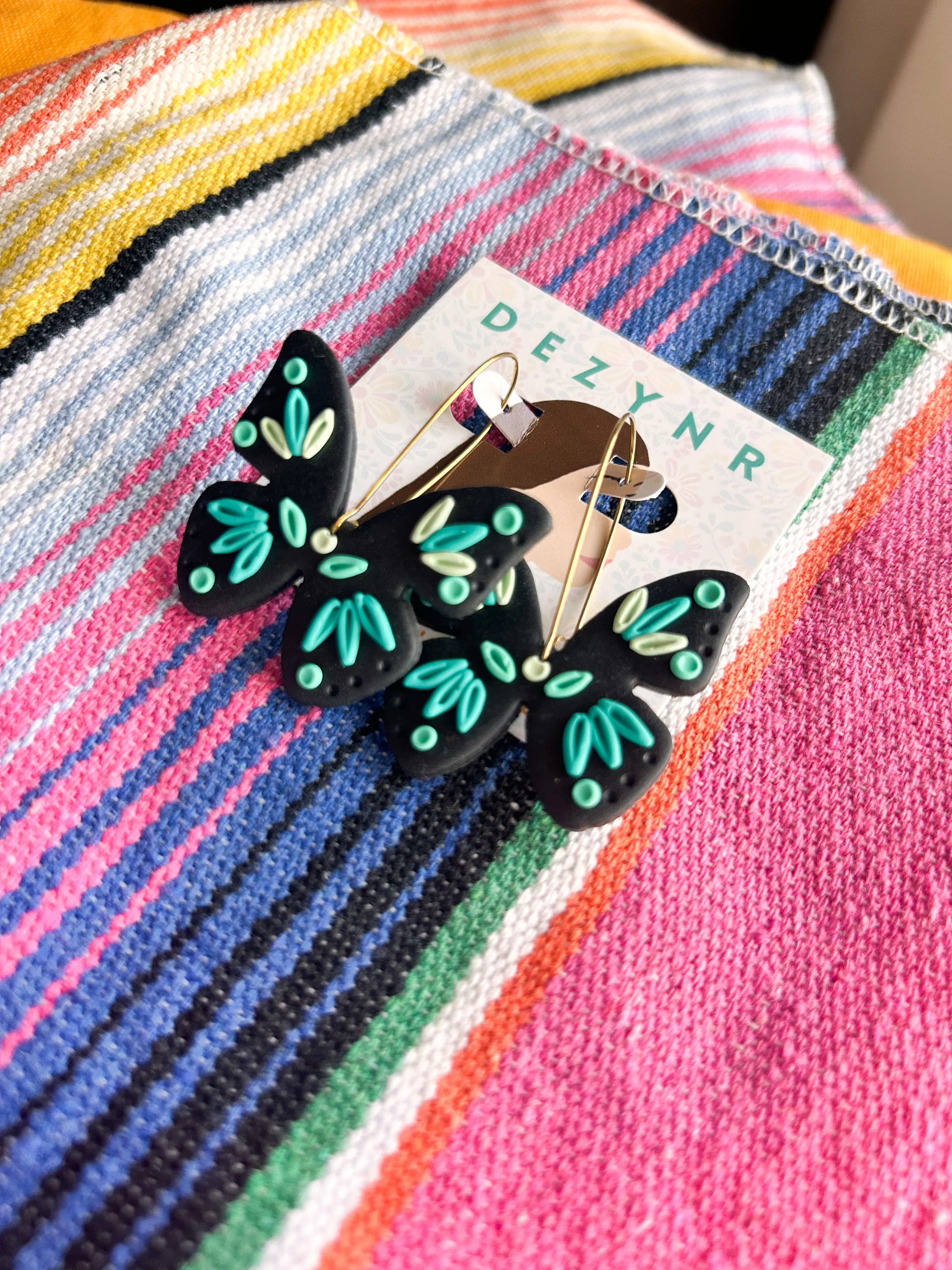 Teal Butterflies