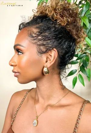 TEAR DROP STATEMENT EARRINGS