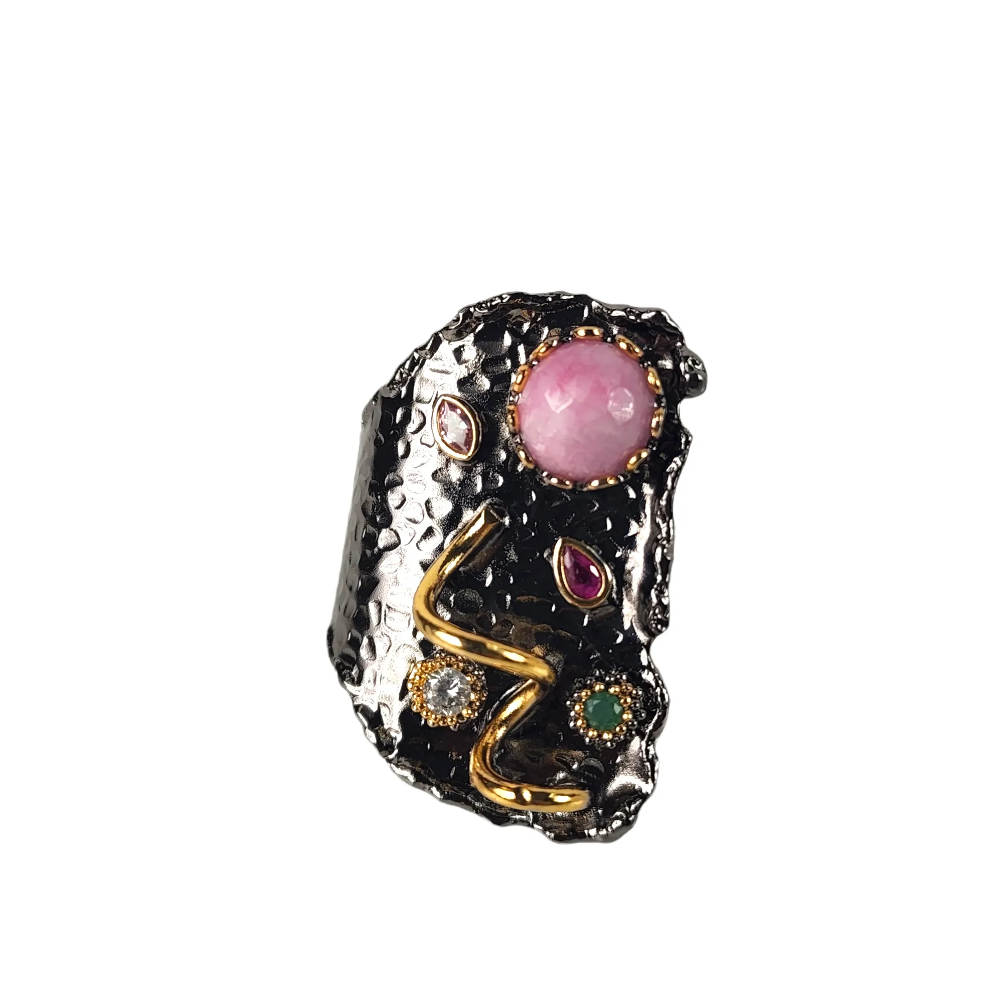 The Journie Wearable Art Agate Wrap Ring Collection
