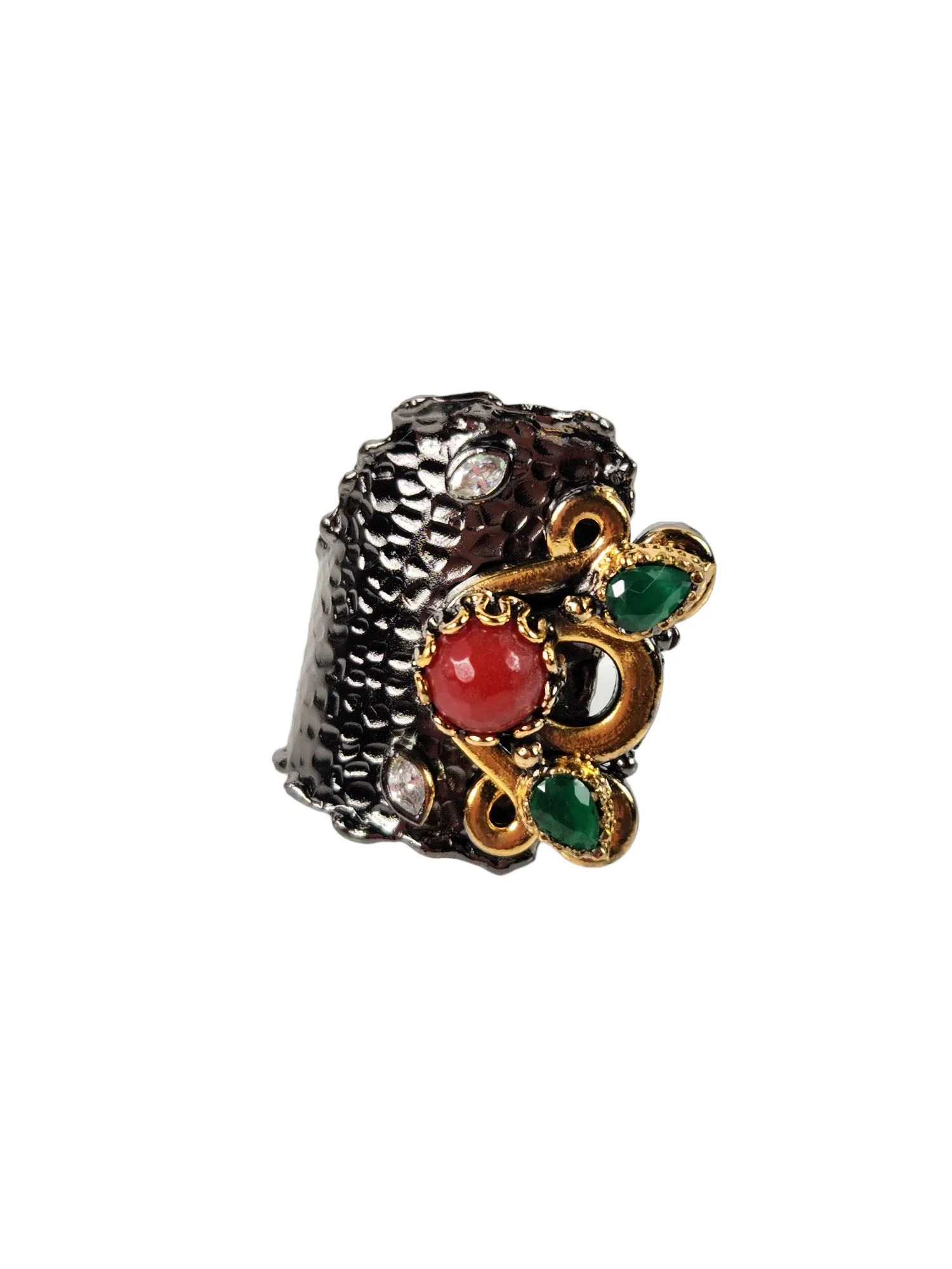 The Journie Wearable Art Agate Wrap Ring Collection