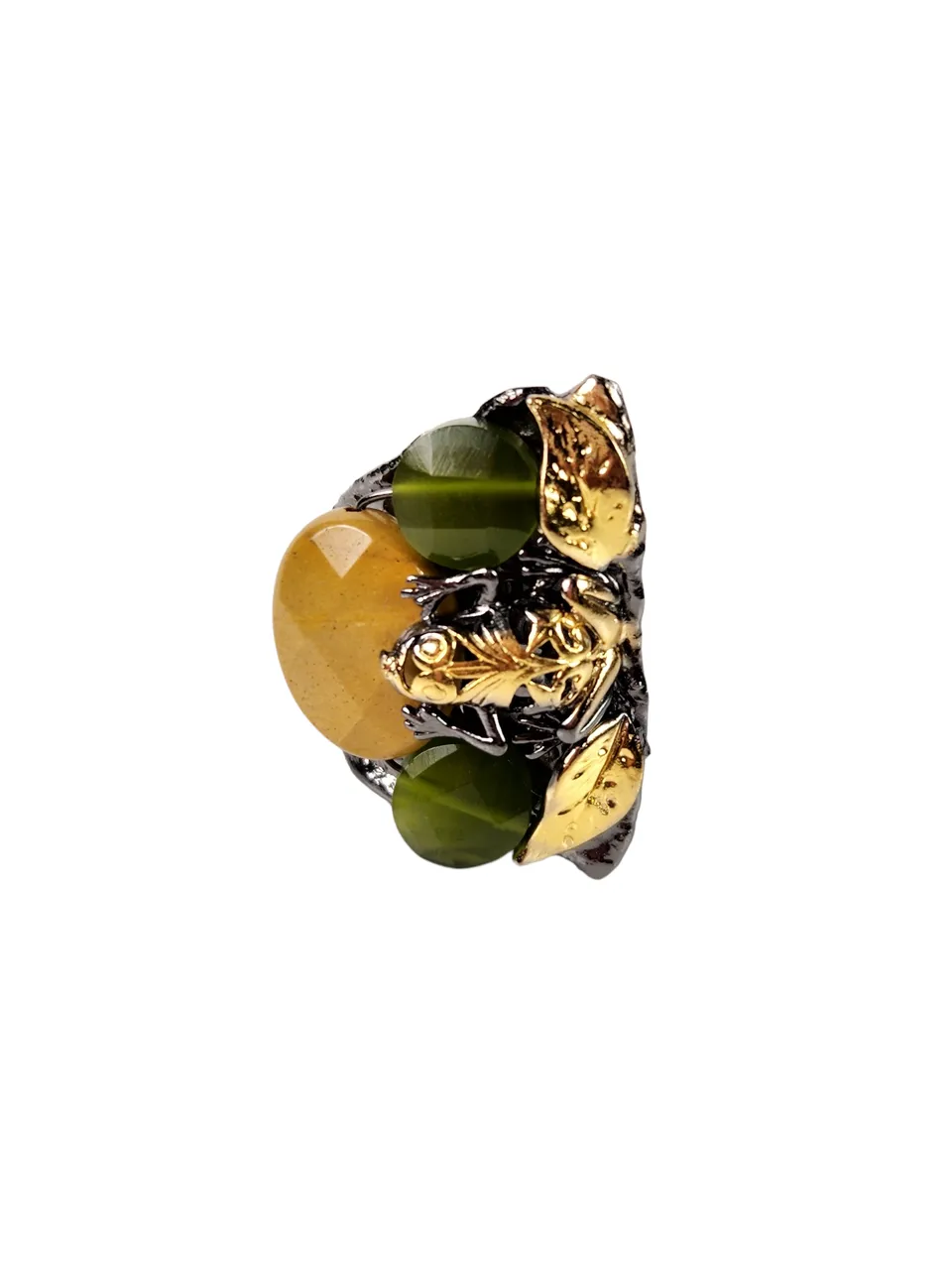 The Journie Wearable Art Agate Wrap Ring Collection
