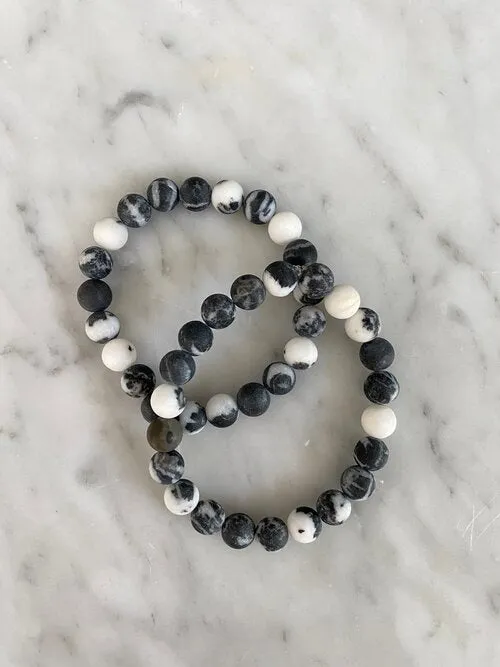 The Zebra beaded bracelet