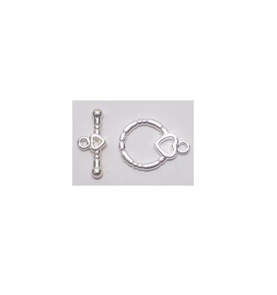 Toggle & T-Bar Clasp - Fancy (Use Dropdown List to Select Colour)