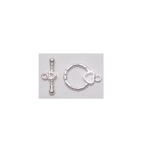 Toggle & T-Bar Clasp - Fancy (Use Dropdown List to Select Colour)