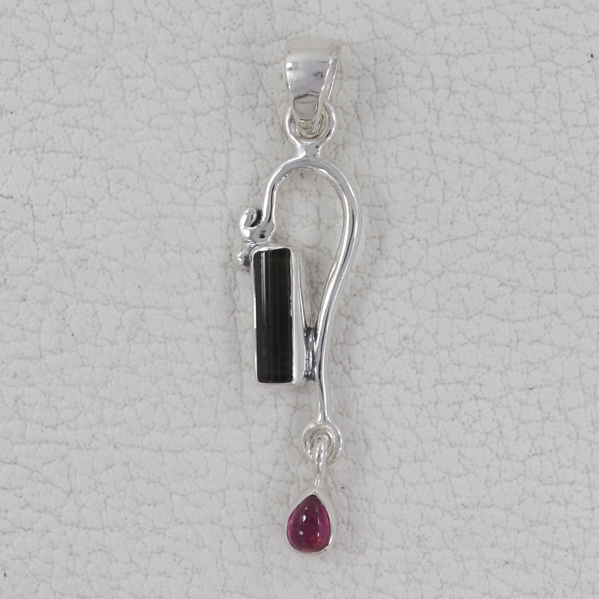 Tourmaline With Multi Color Gemstone Pendants