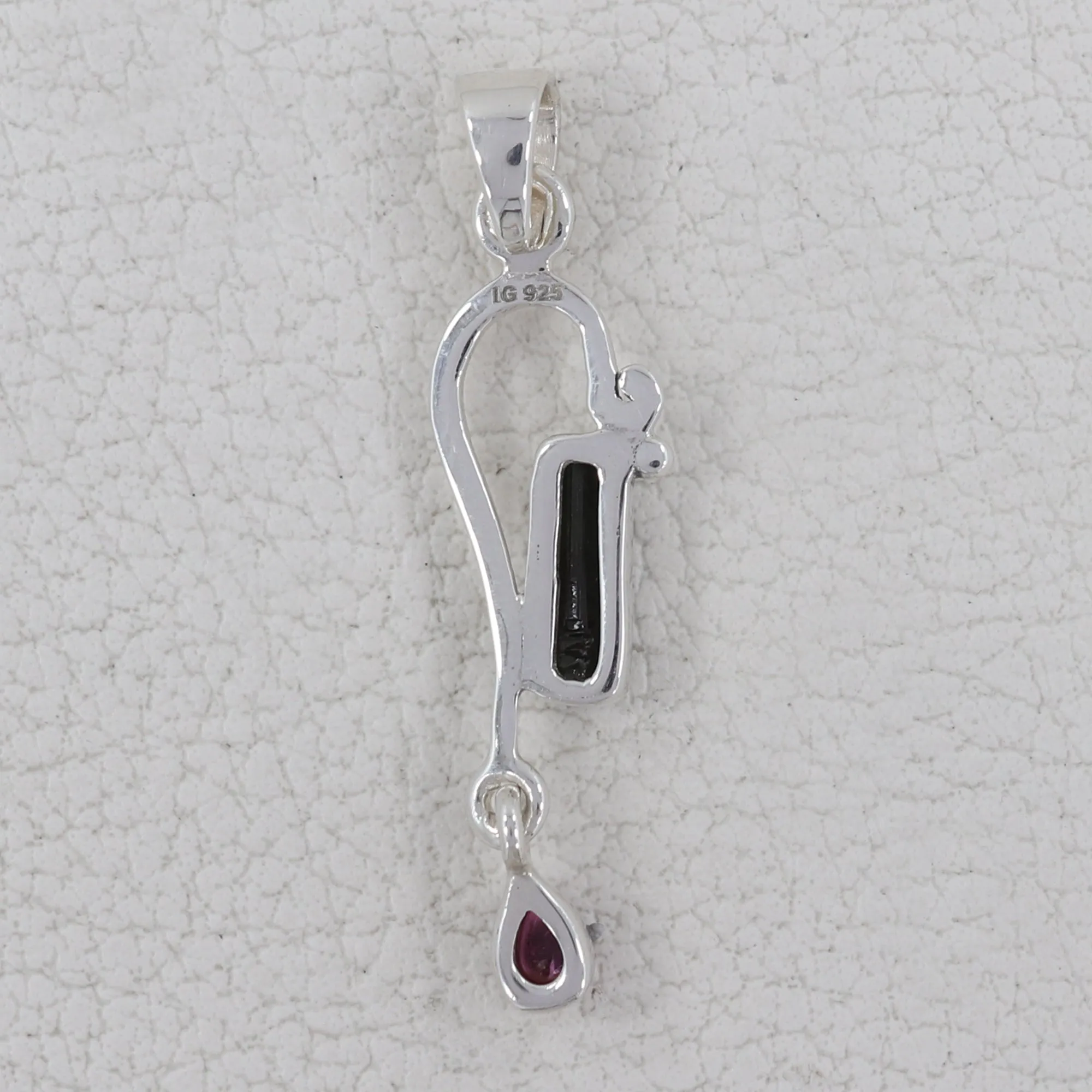 Tourmaline With Multi Color Gemstone Pendants