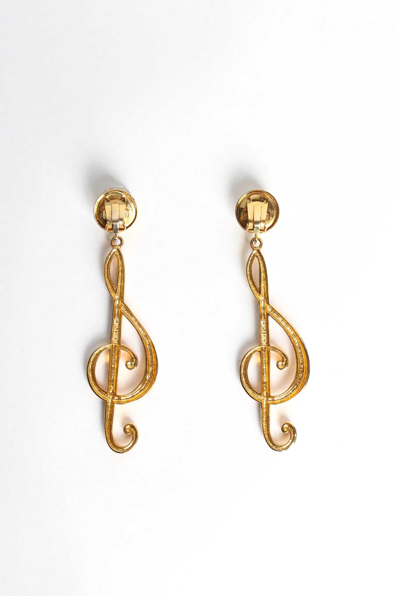 Treble Clef Music Note Earrings