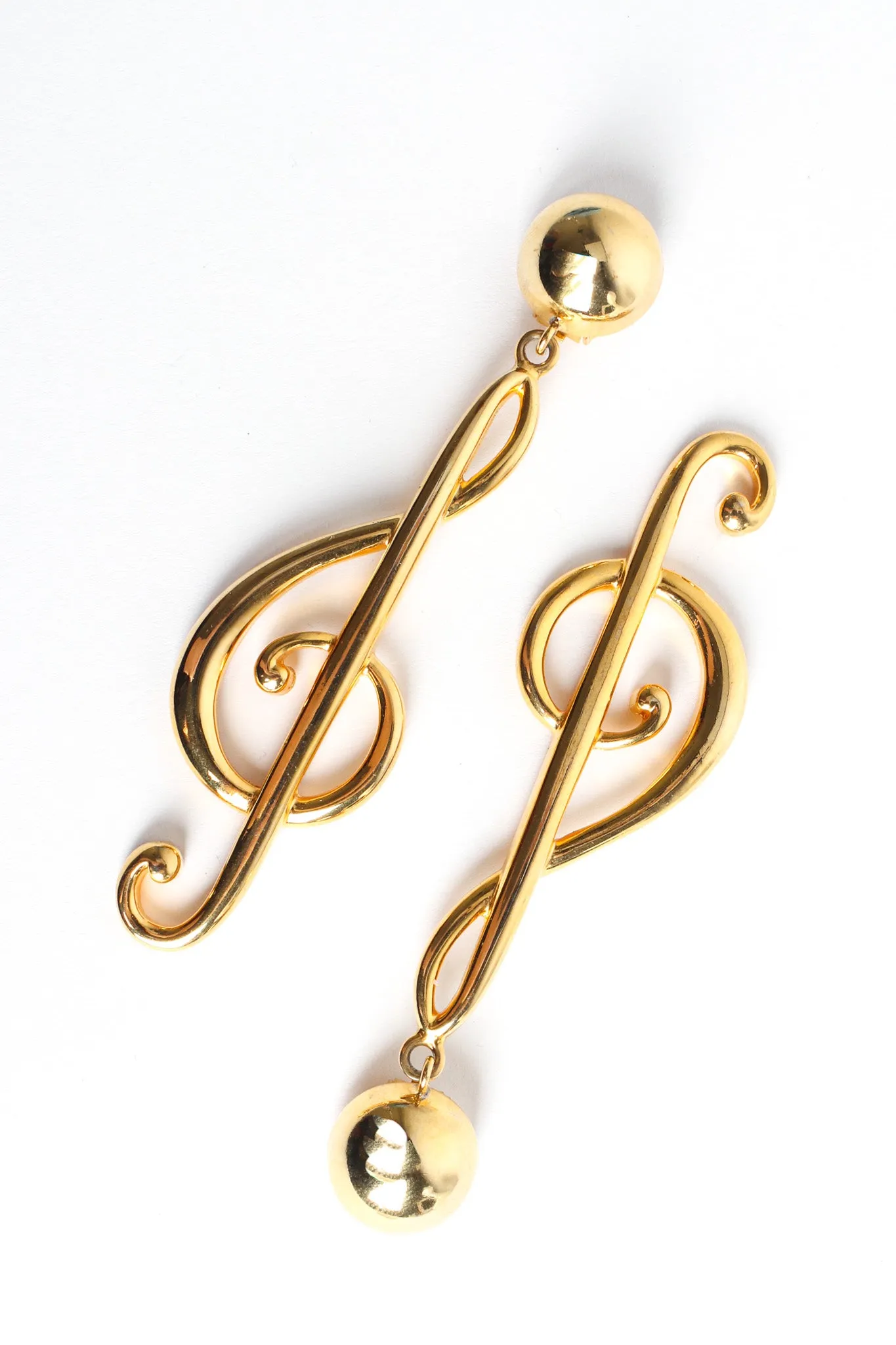 Treble Clef Music Note Earrings