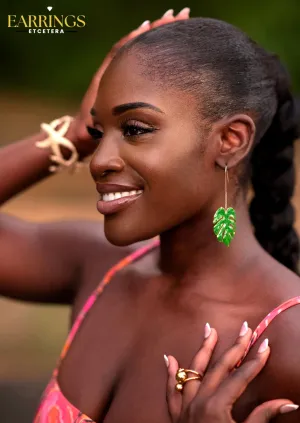 TROPICAL DELIGHT STATEMENT EARRINGS
