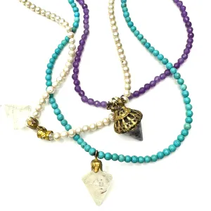 Turkish Beads   Crystal Necklaces