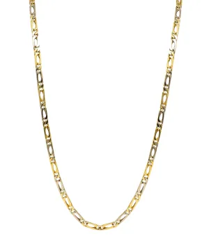 Van Cleef & Arpels French 1960's 18 Karat Gold Curb Link Vintage Bracelet Necklace Set