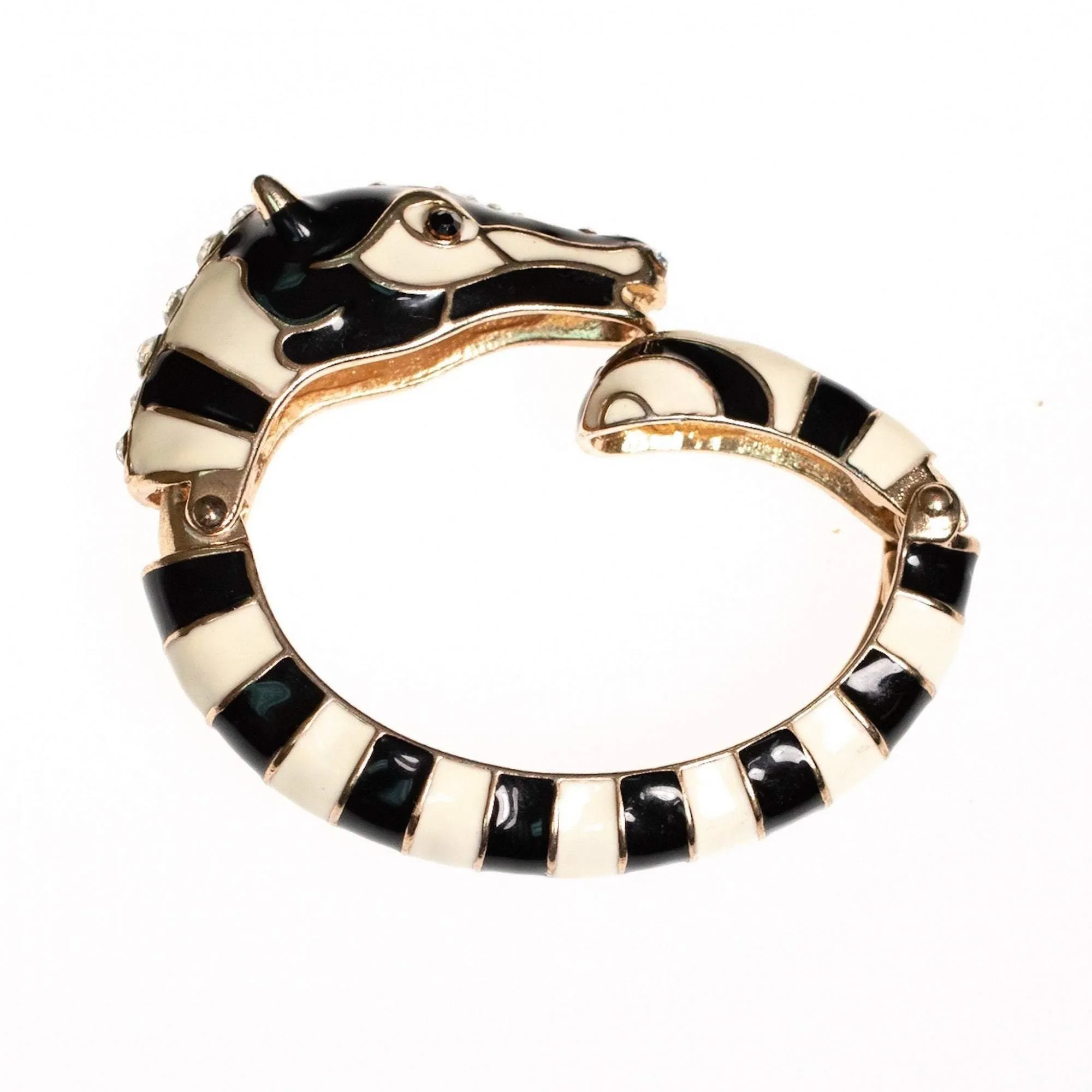 Vintage 1960s Zebra Bracelet