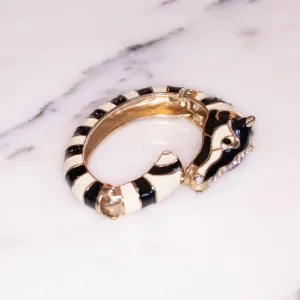 Vintage 1960s Zebra Bracelet