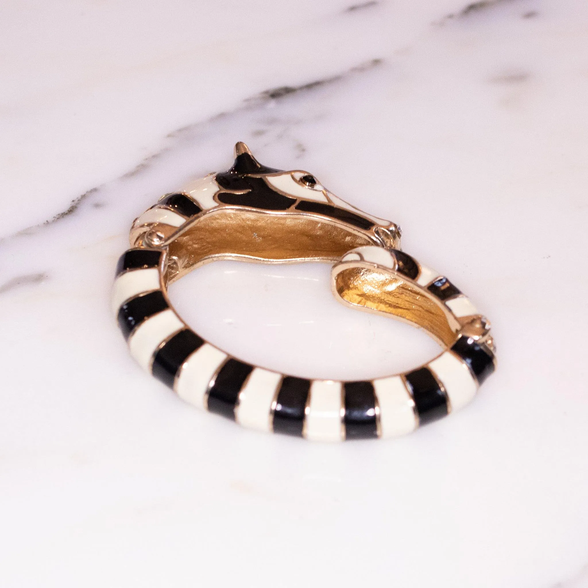 Vintage 1960s Zebra Bracelet