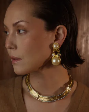 Vintage Blanca Oversized Statement Necklace