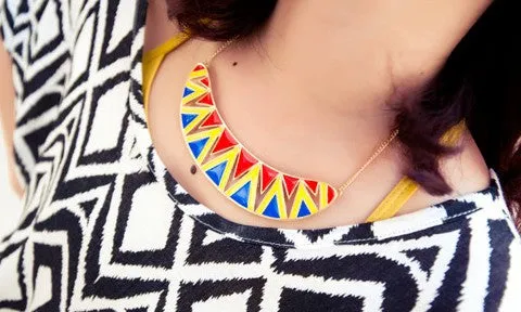 Vintage Boho Bohemia Long Crystal Necklace For Women
