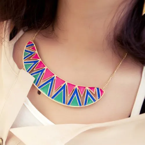 Vintage Boho Bohemia Long Crystal Necklace For Women