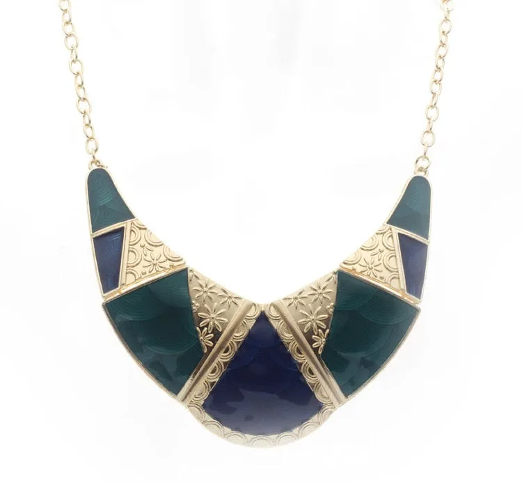 Vintage Boho Bohemia Long Crystal Necklace For Women
