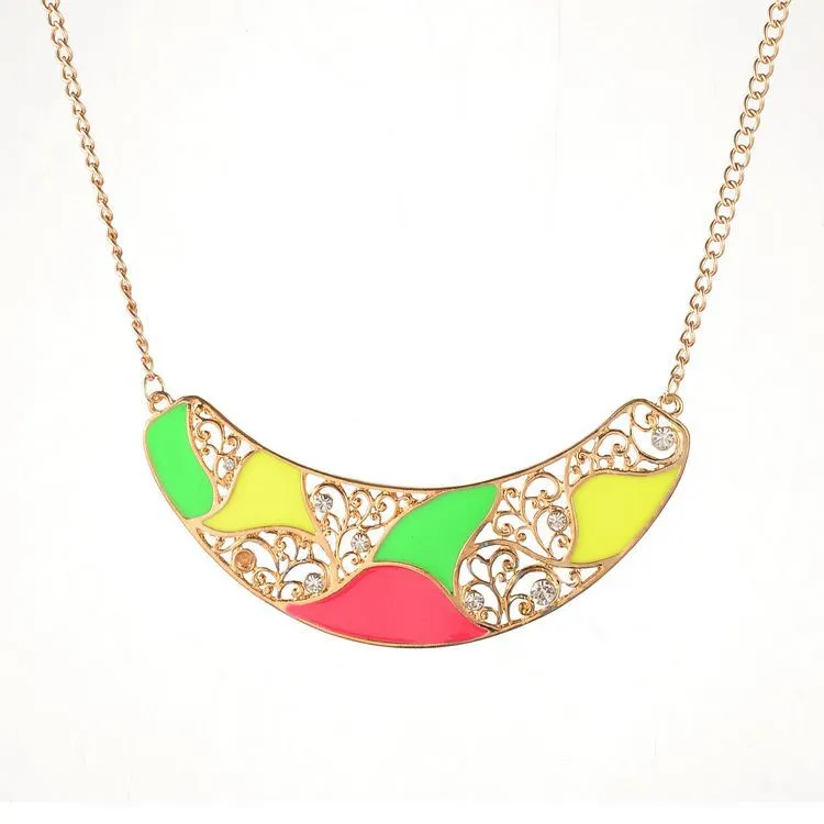 Vintage Boho Bohemia Long Crystal Necklace For Women
