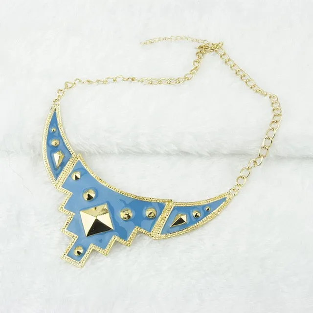 Vintage Boho Bohemia Long Crystal Necklace For Women