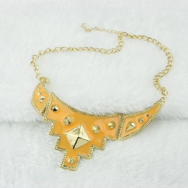 Vintage Boho Bohemia Long Crystal Necklace For Women