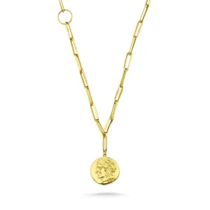 VINTAGE YELLOW GOLD  MEDALLION