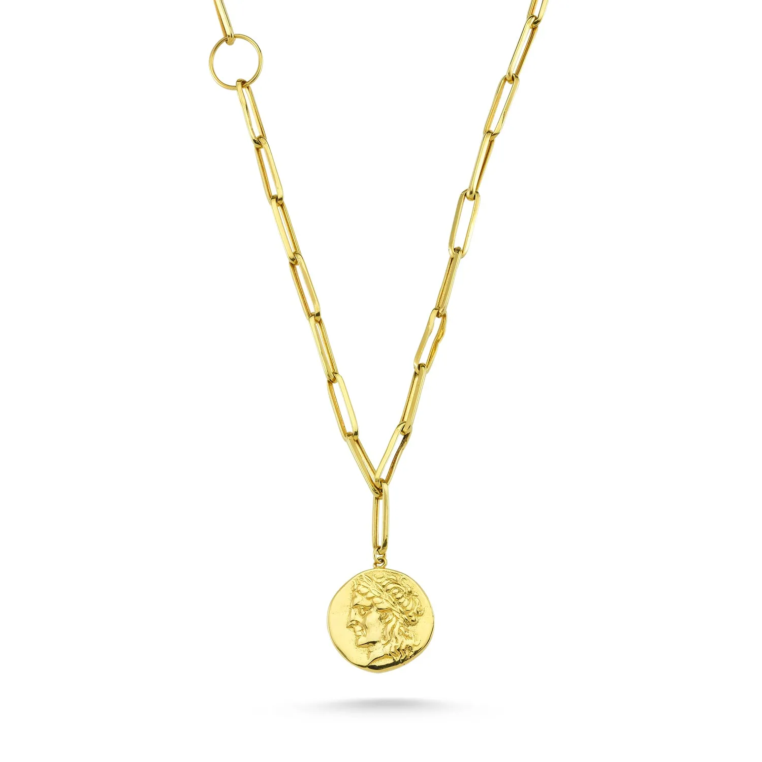 VINTAGE YELLOW GOLD  MEDALLION